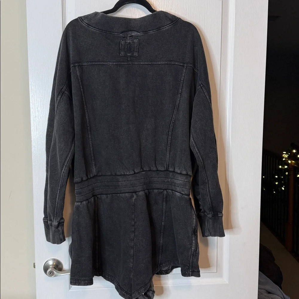 Free People Intercept Romper Black XL